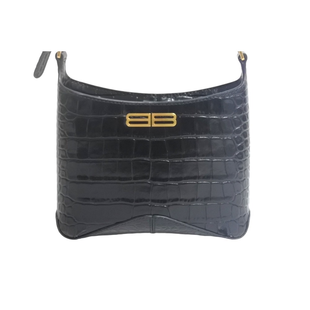 BALENCIAGA XX Hobo Bag Handbag Leather Black - Picture 2 of 8